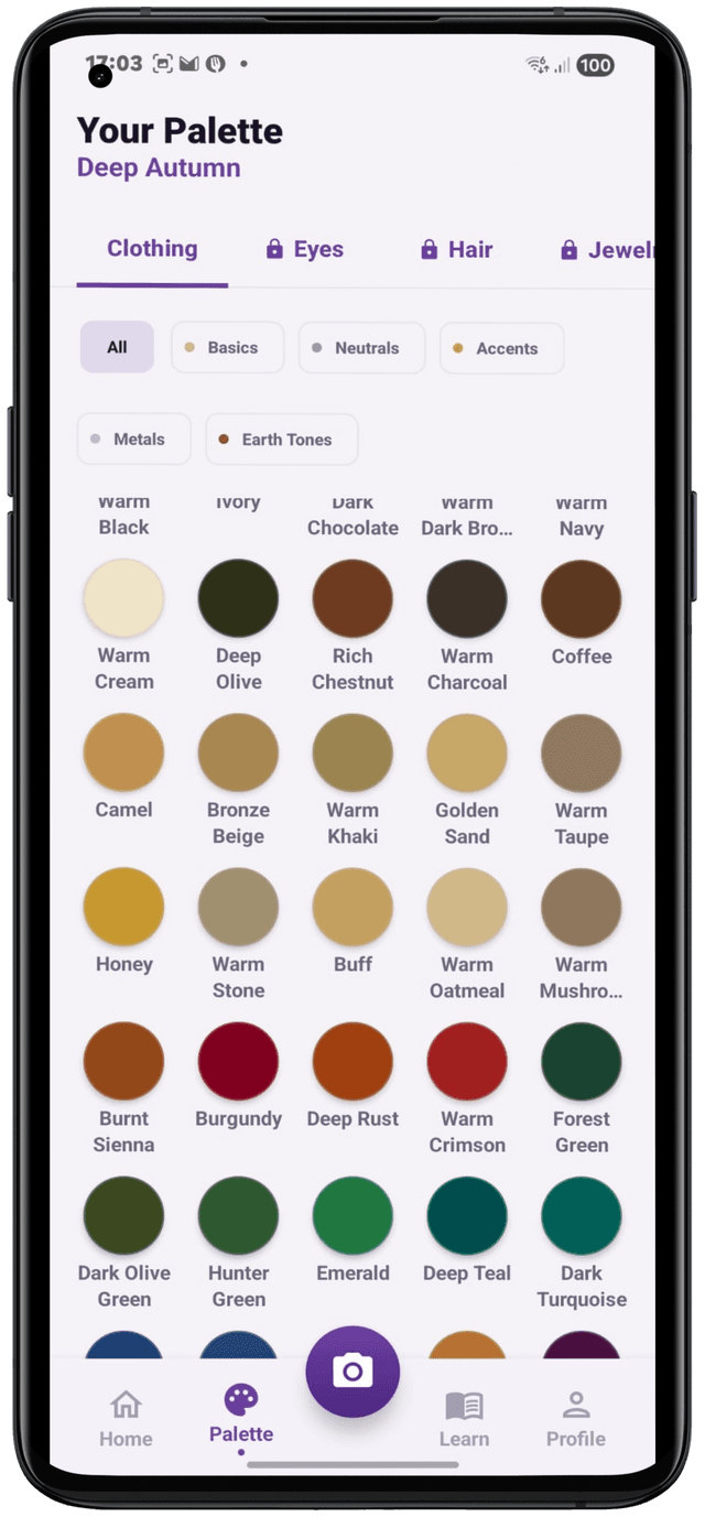 Paleta de 1.407 cores